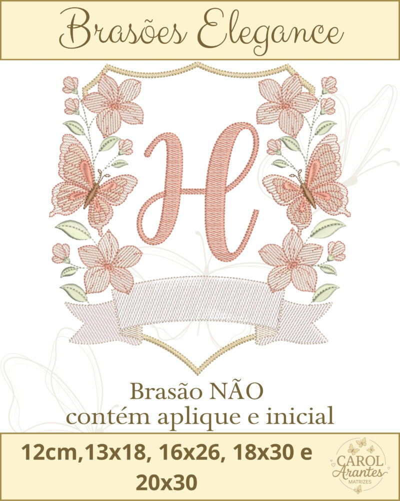 Brasão Doce Borboletas